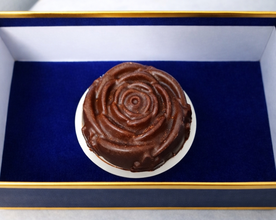 EnChoc Elite rose-shaped chocolate in gift box